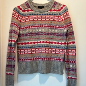 J.Crew Wool Holiday Sweater